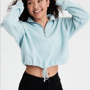 american eagle half zip